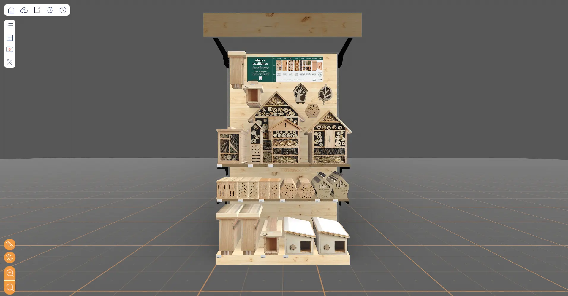 Planogram for cleaning supplies