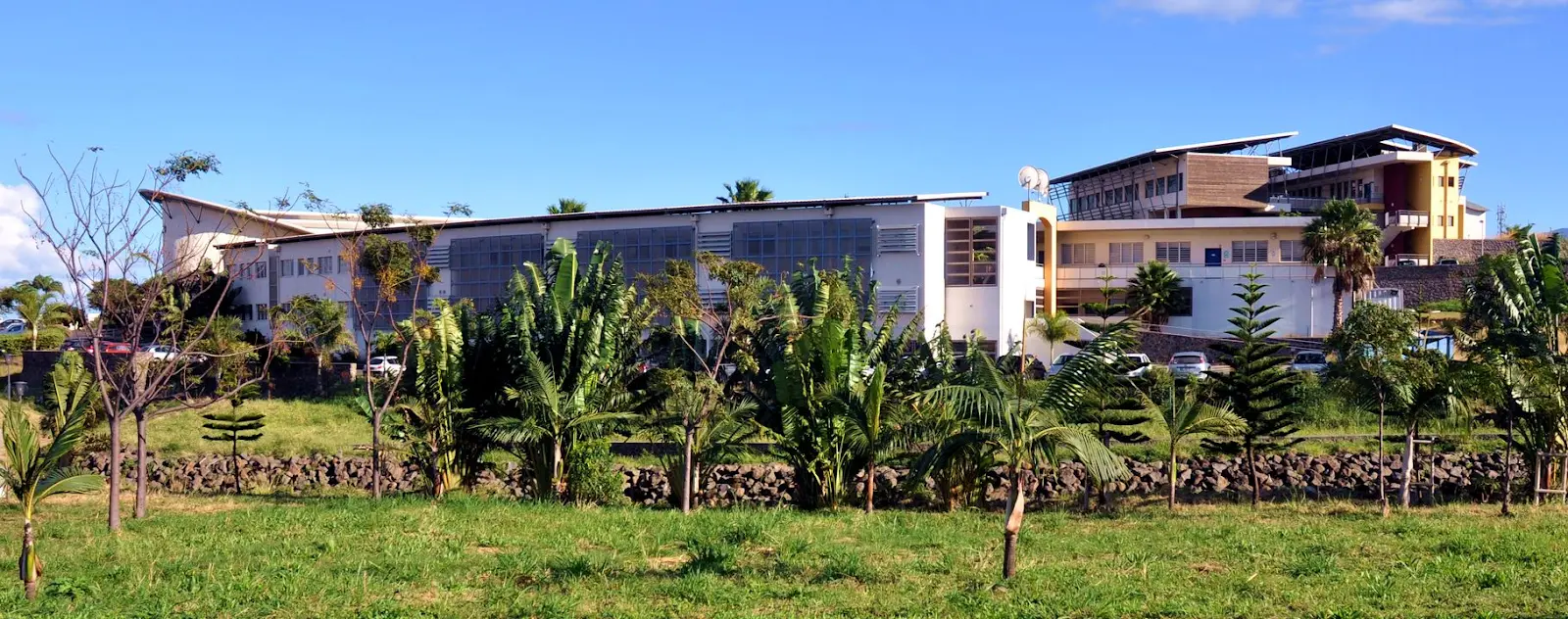 Panoramic View of a House in the Sun