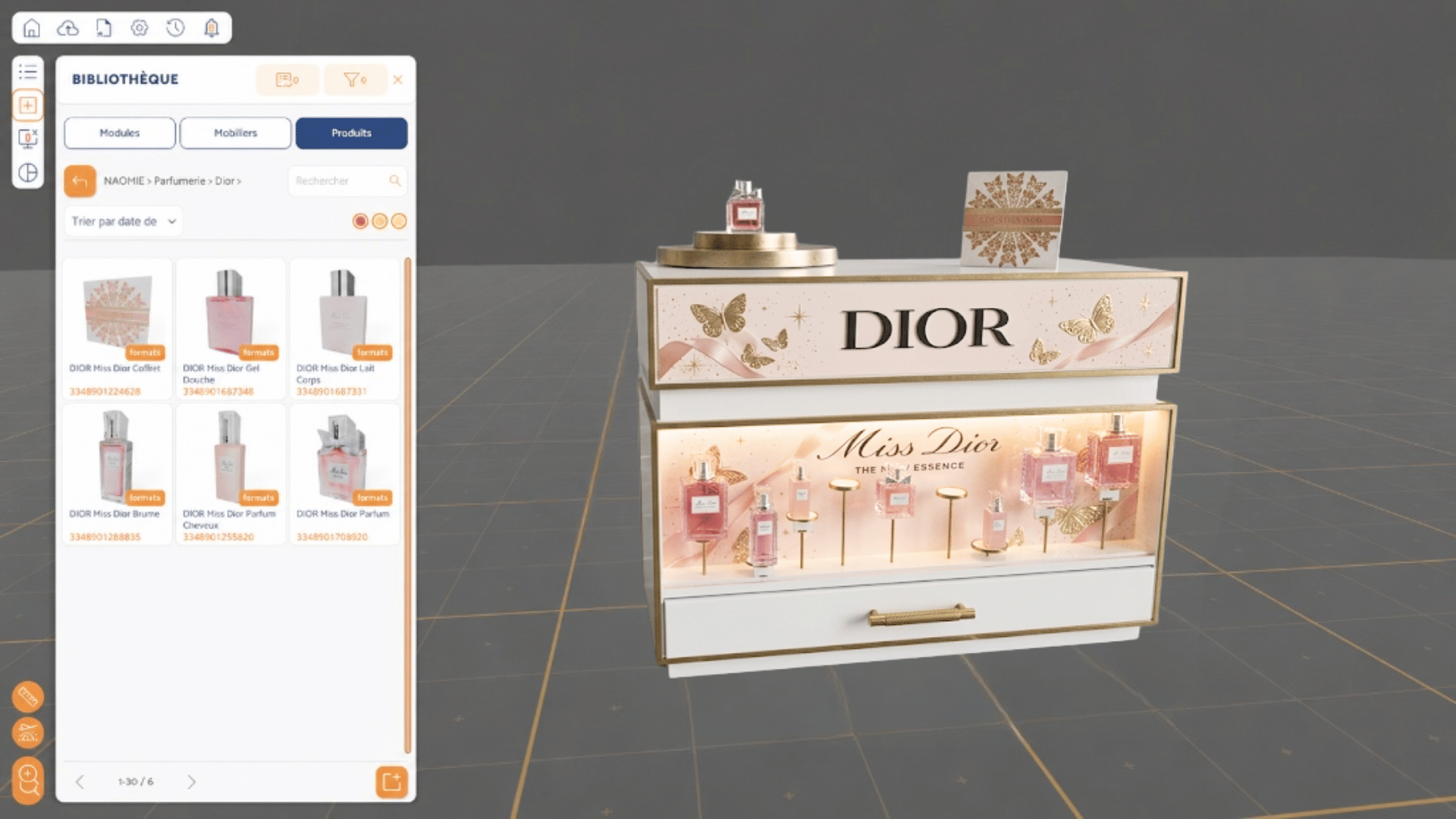 luxury-beauty-window-displays-end-of-year-digital-twin-3d