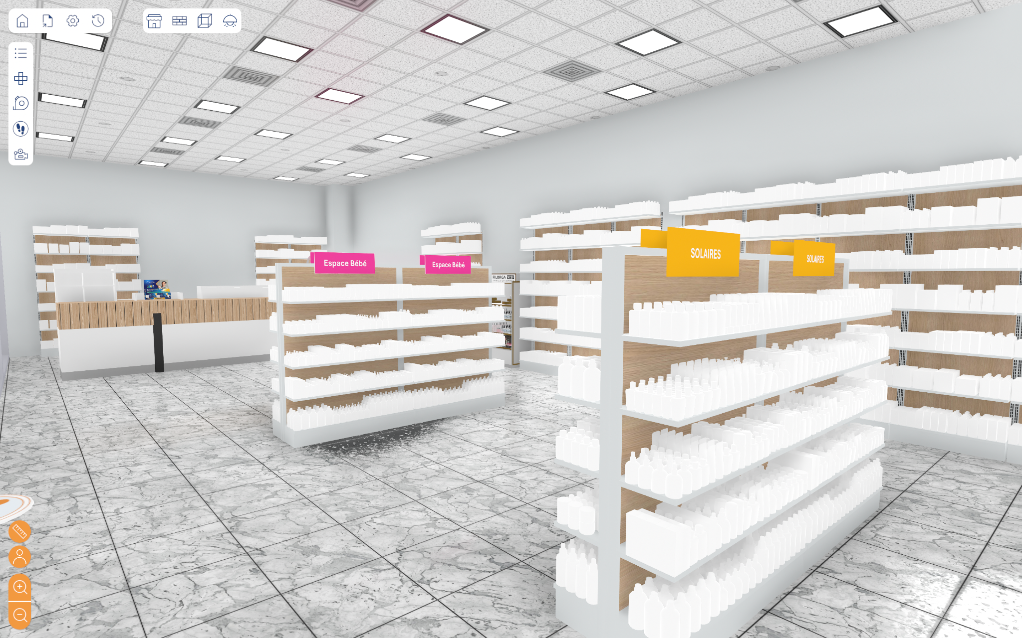 Merchandising pharmaceutique : comment la 3D optimise l'agencement des rayons parapharmacie et officines