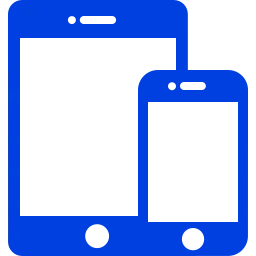 Purple mobile phone icon with rounded corners and a small notch at the top center.