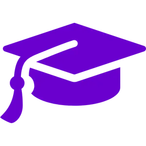 training graduation cap icon