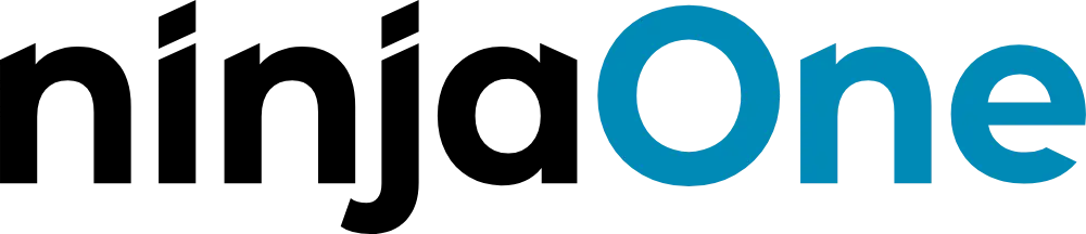 NinjaOne company logo with 'Ninja' in black and 'One' in blue.