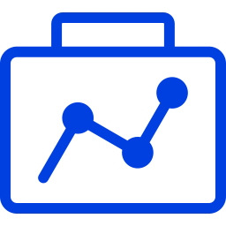 Simple blue square icon with no distinguishable features.