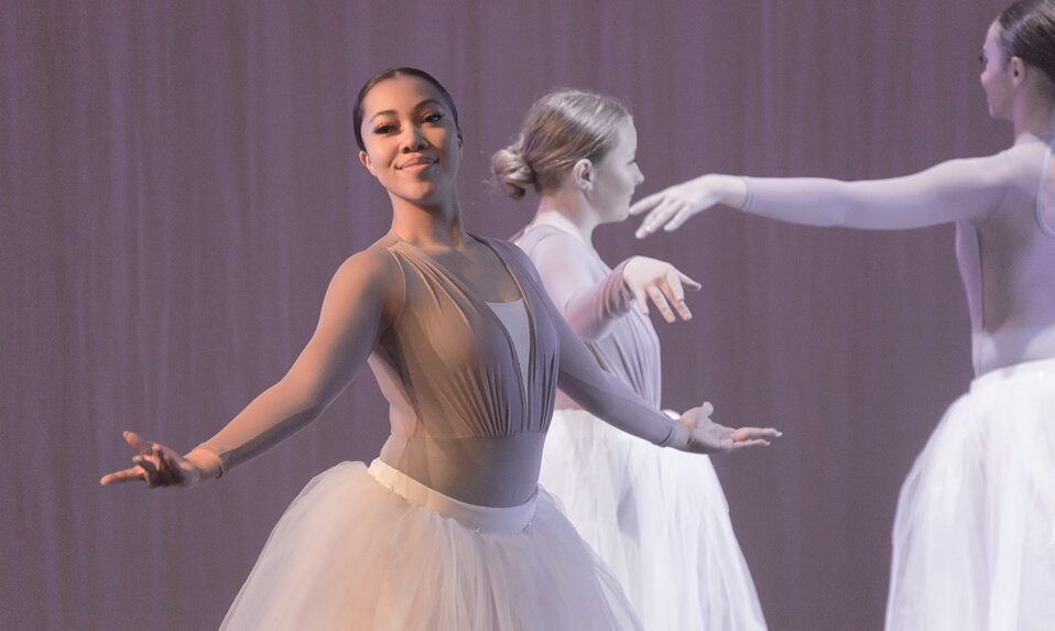 Stevenson School ballet dancers during a performance.
