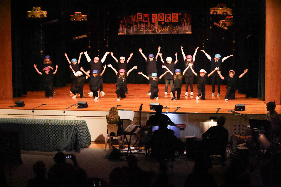 Long Ridge students perform in a choreography concert.