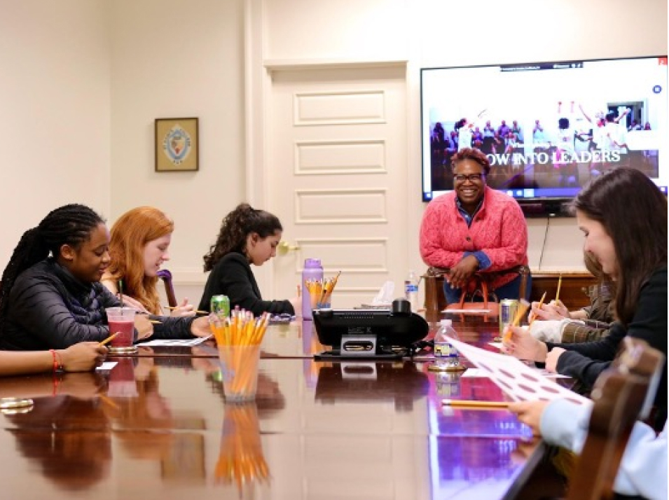 Students gather to develop leadership skills