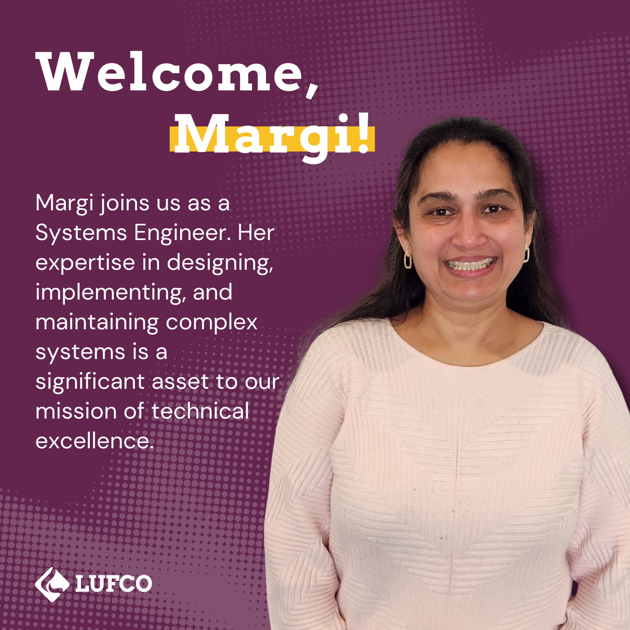 Welcome Margi