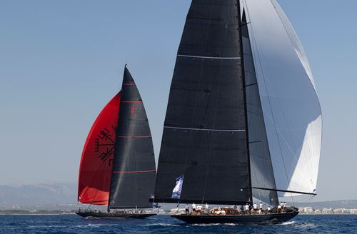 Svea leads J Class after two close opening races in Palma