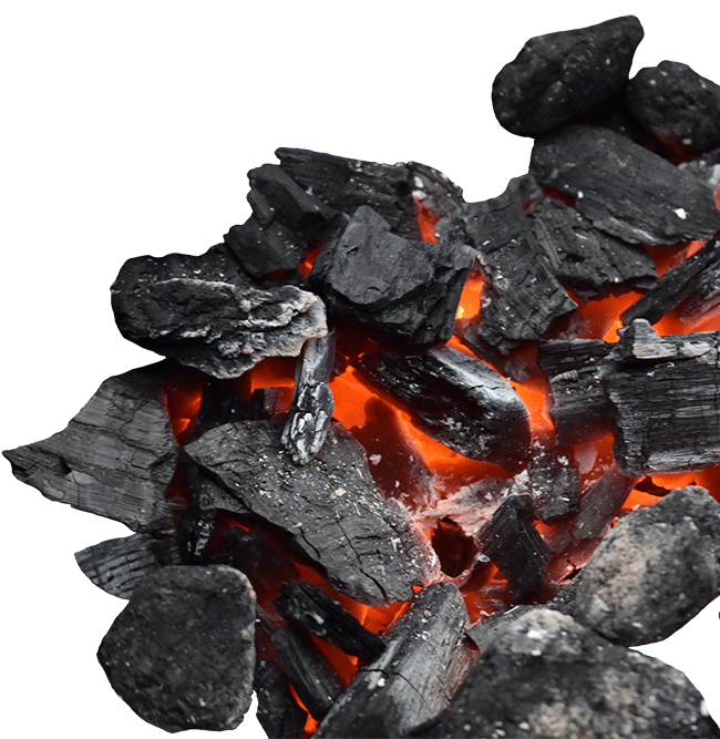 burning coal image
