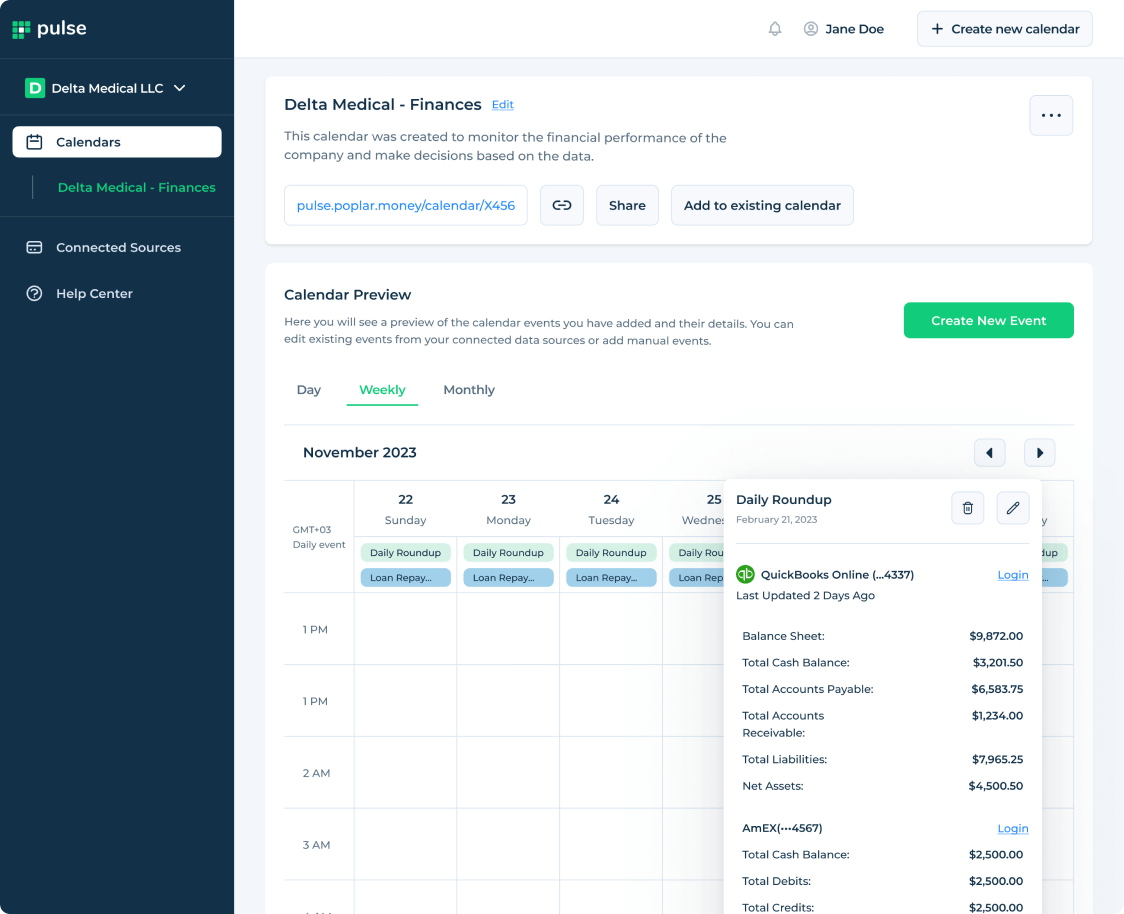 Stay on top of your business with ease.
