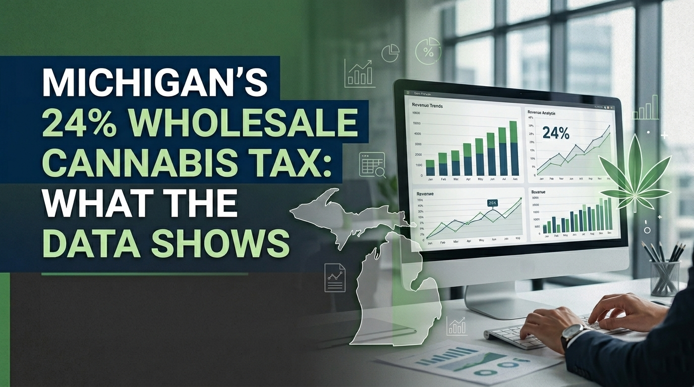 Michigan's 24% Wholesale Cannabis Tax: What the Data Shows