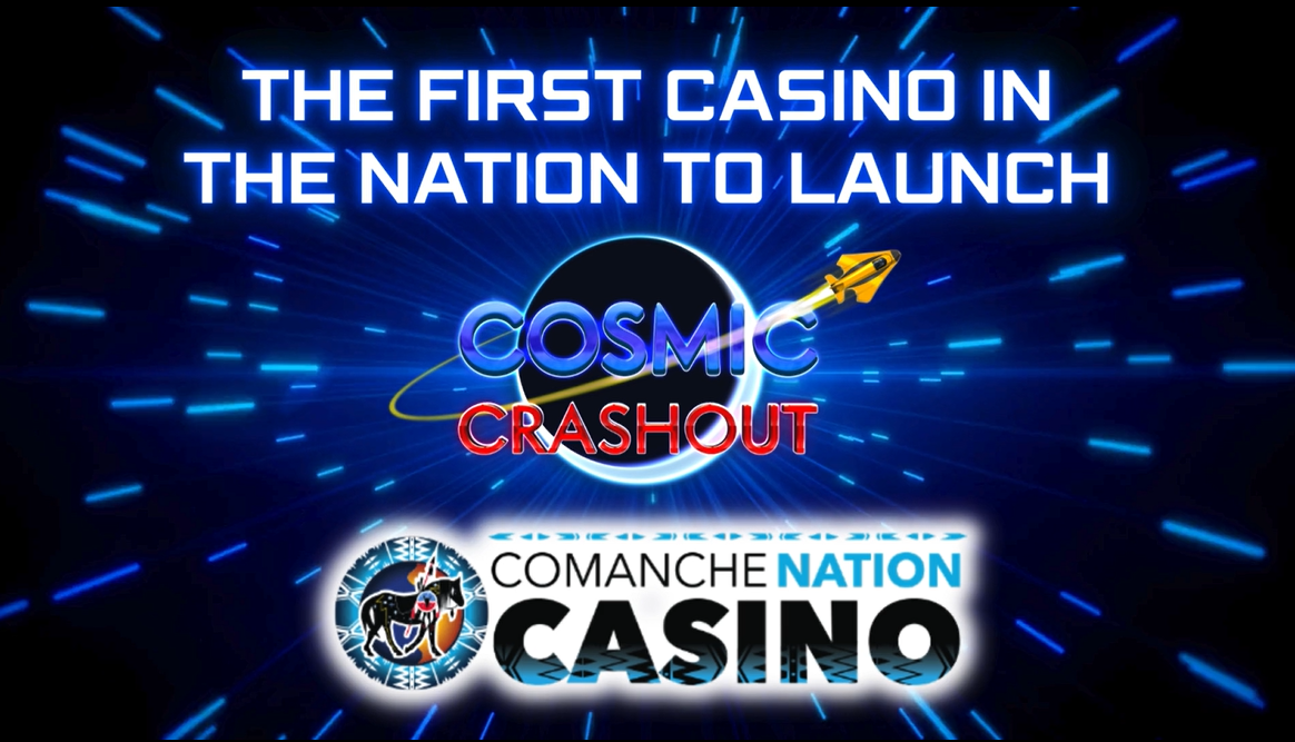 🚀 Comanche Nation Casino is now home to the FIRST Cosmic Crashout installation in the nation!
