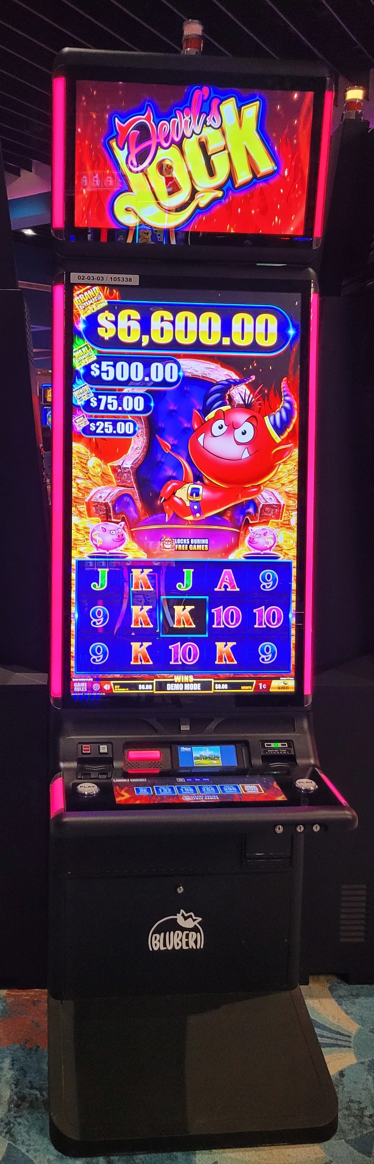 Devil's Lock from Bluberi Gaming brought to Paragon Casino Resort by PDS Gaming.