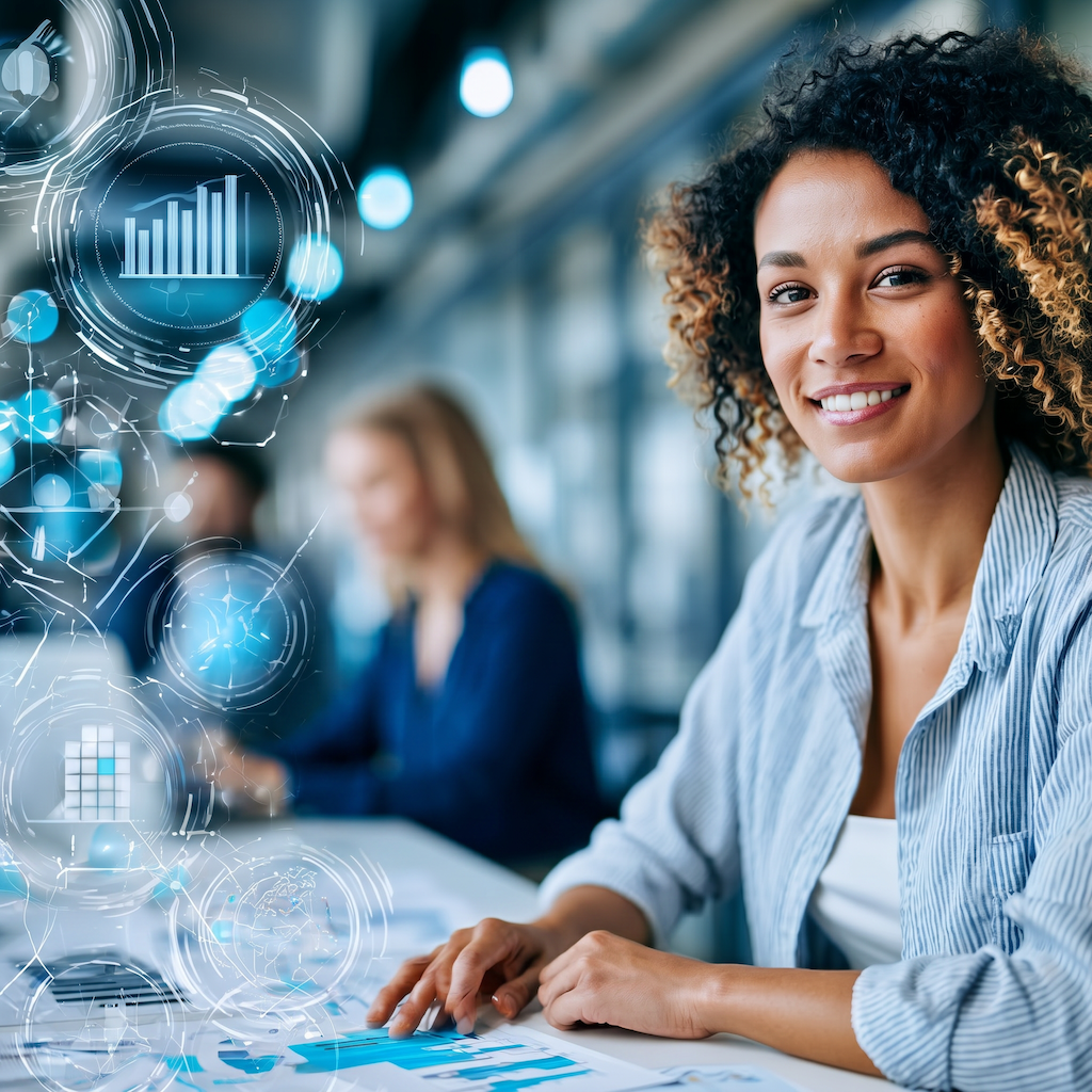 editorial style photo depicting a scene where Outcome-defined engagement has reached a milestone that delivers measurable business impact in a special timeframe. Chart showing  increase in growth