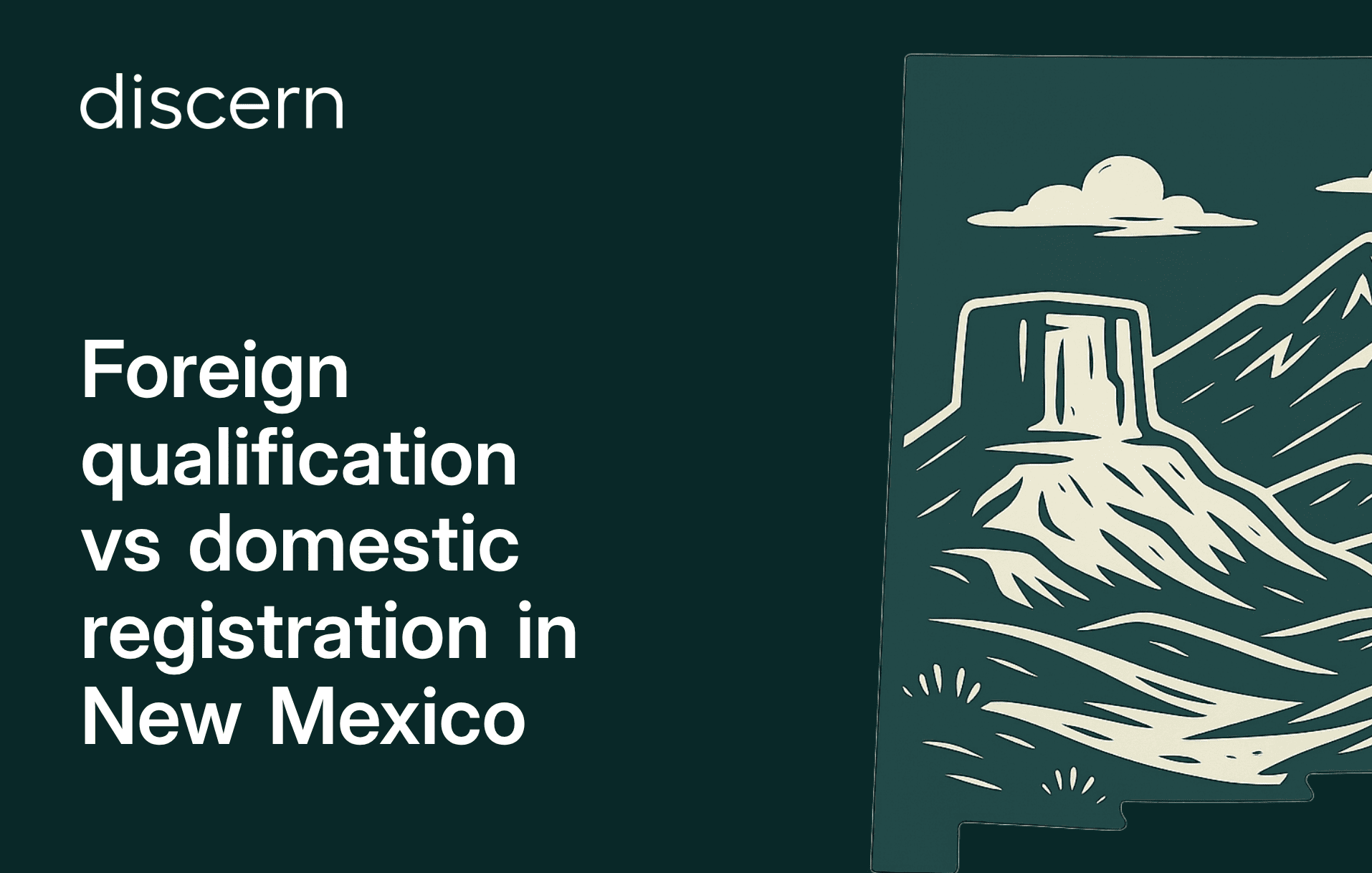 New Mexico foreign qualification comparison image
