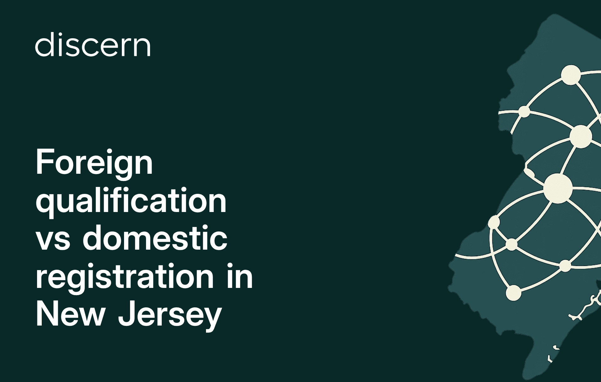 Foreign vs domestic registration in New Jersey guide