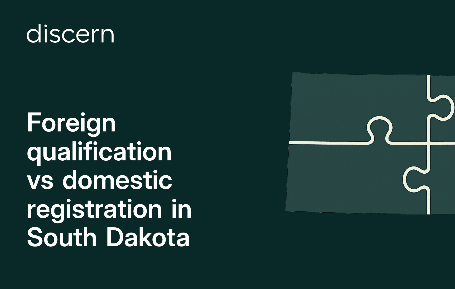 South Dakota foreign qualification comparison image
