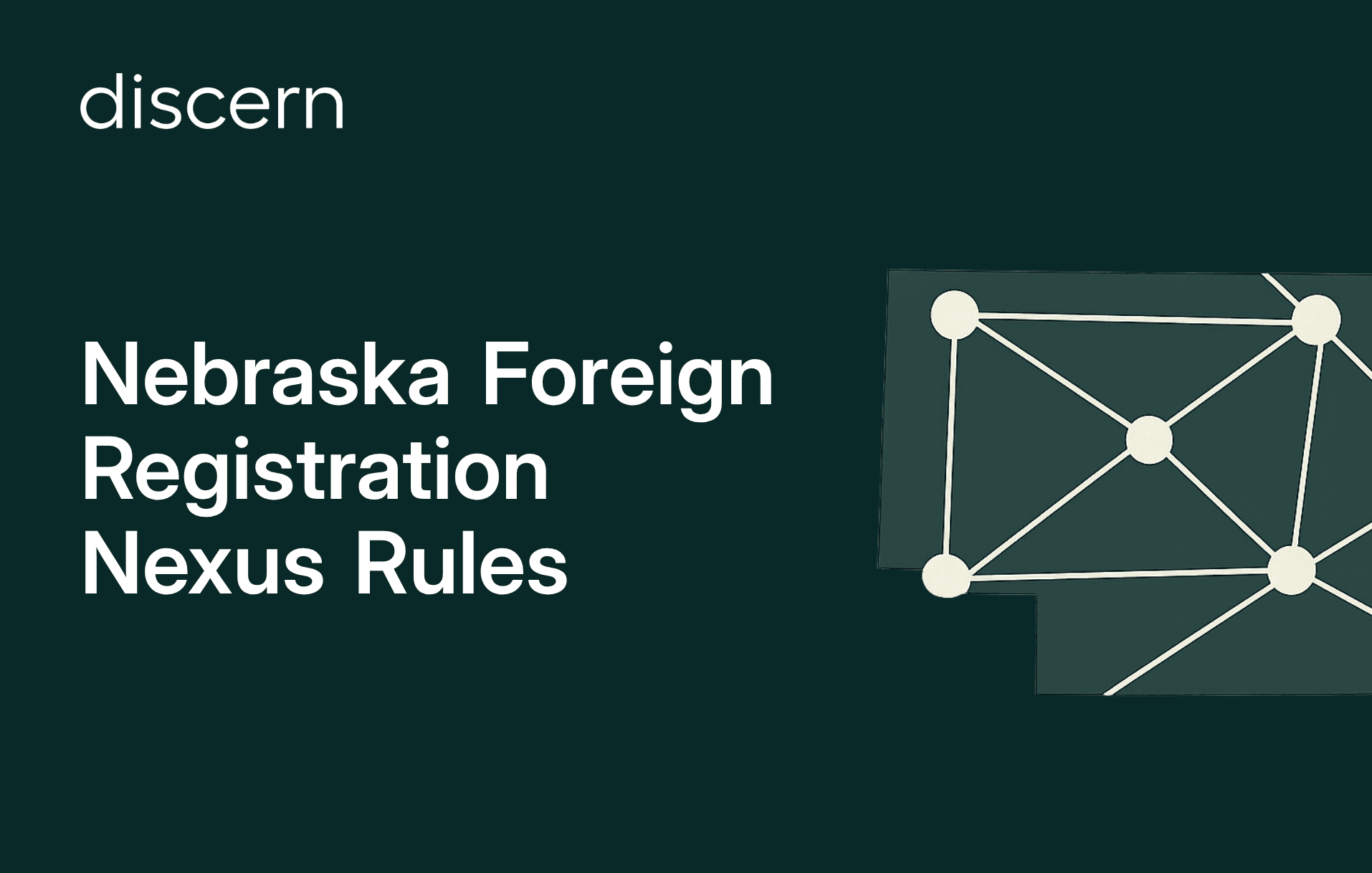 Nebraska business registration nexus rules illustrated