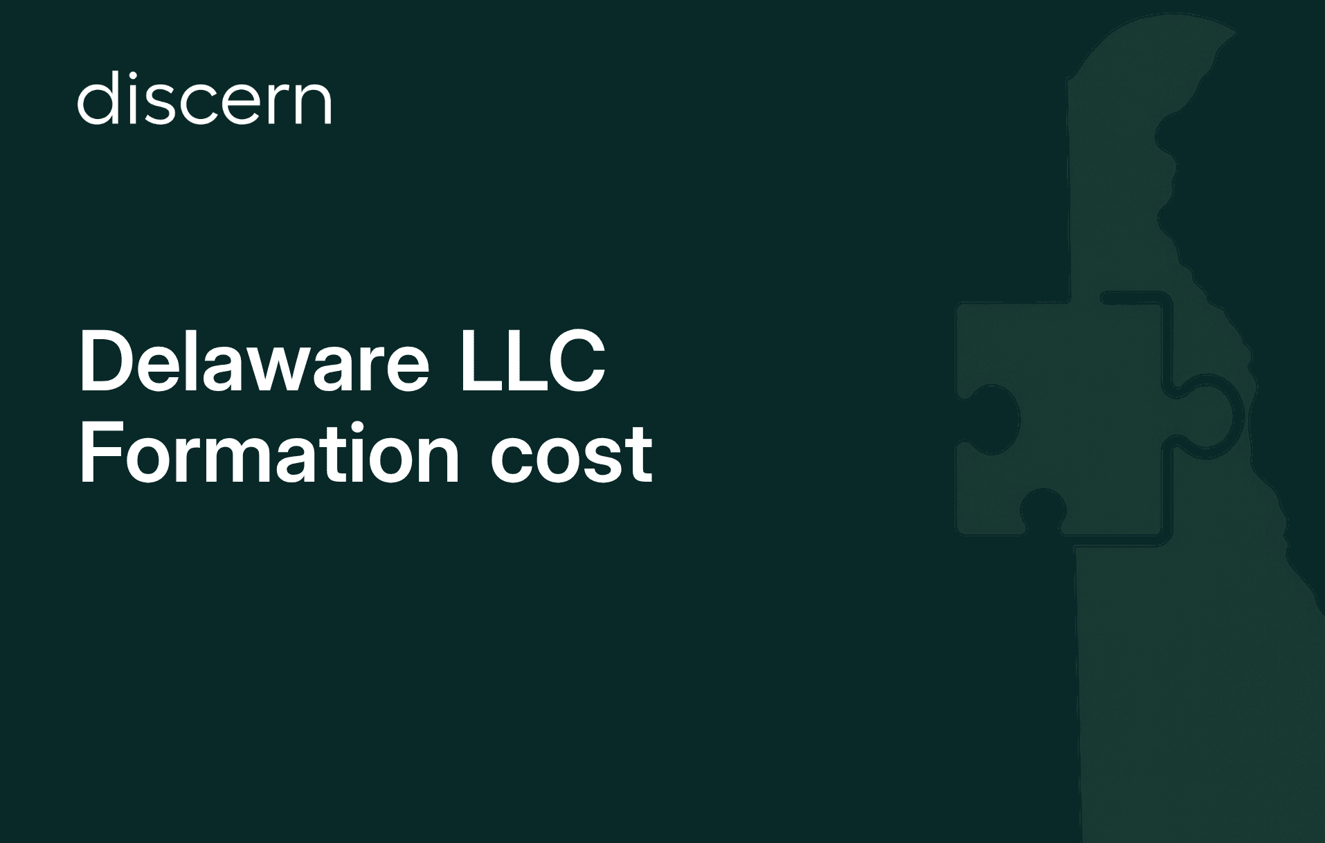 Delaware LLC Formation Cost illustration