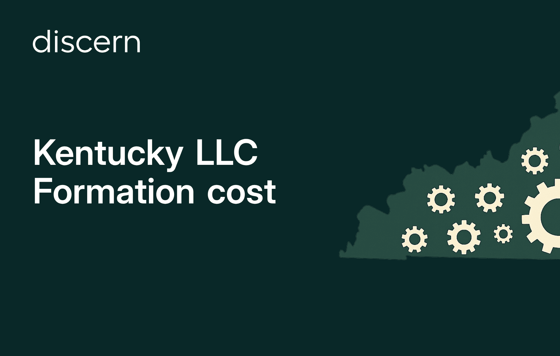 Kentucky LLC formation cost illustration