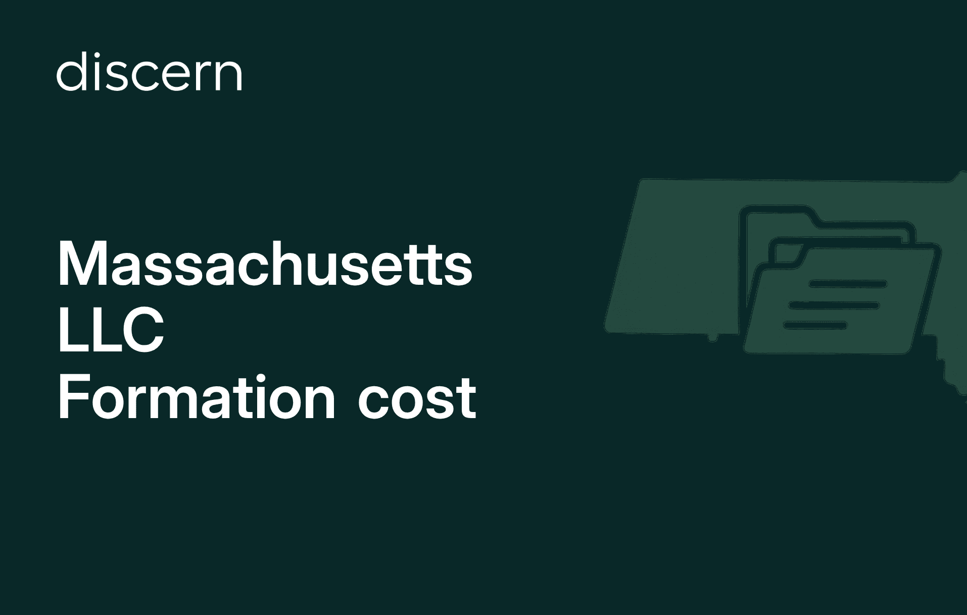 Massachusetts LLC Formation Costs illustration
