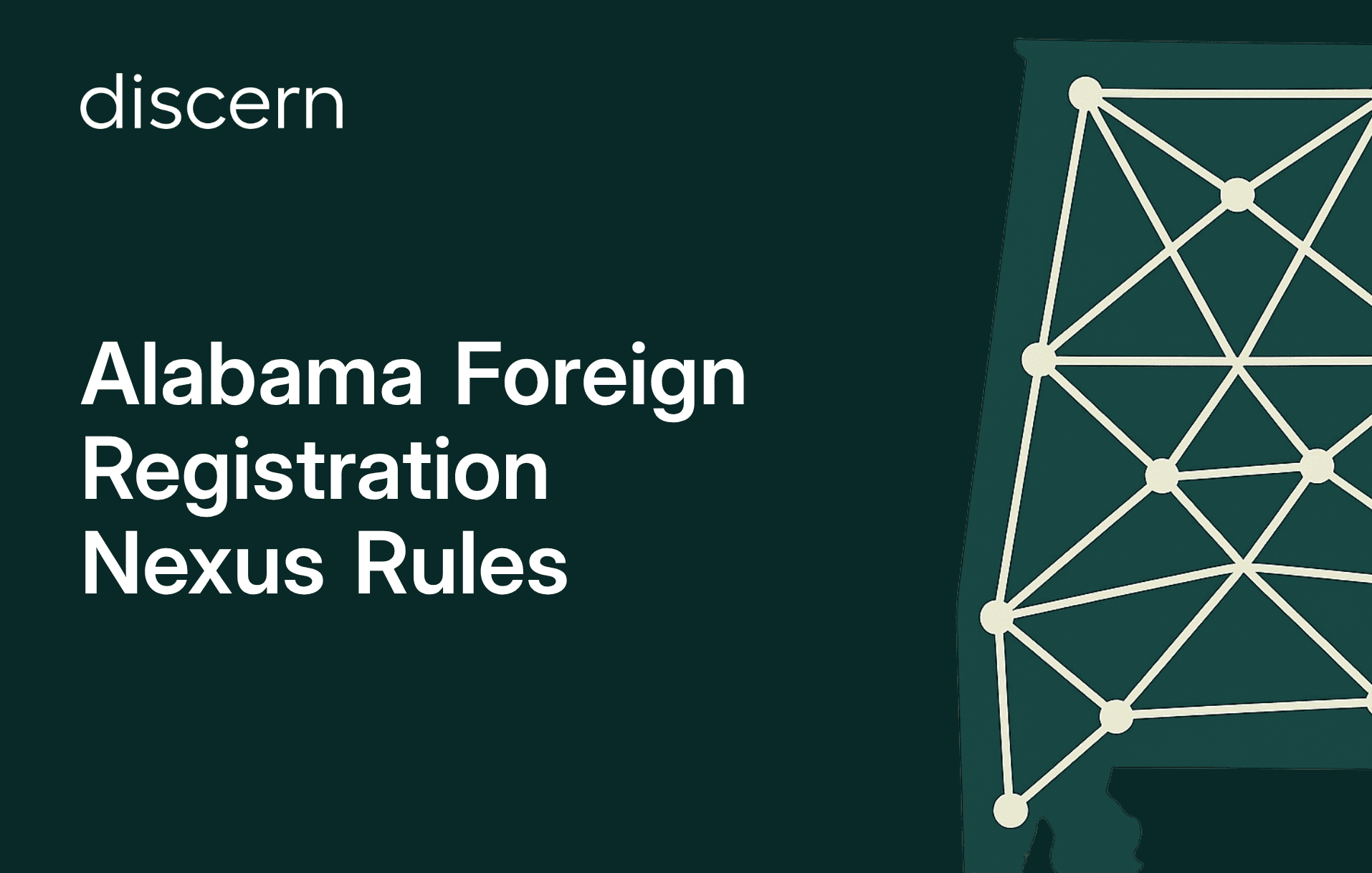Alabama nexus rules title slide