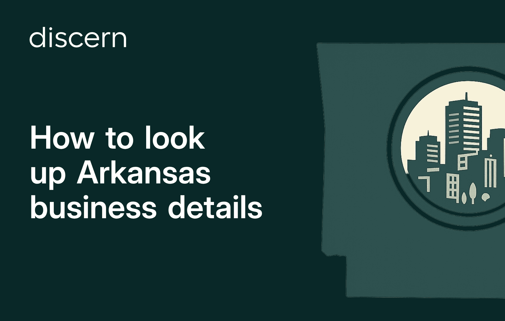 Arkansas business entity search guide header