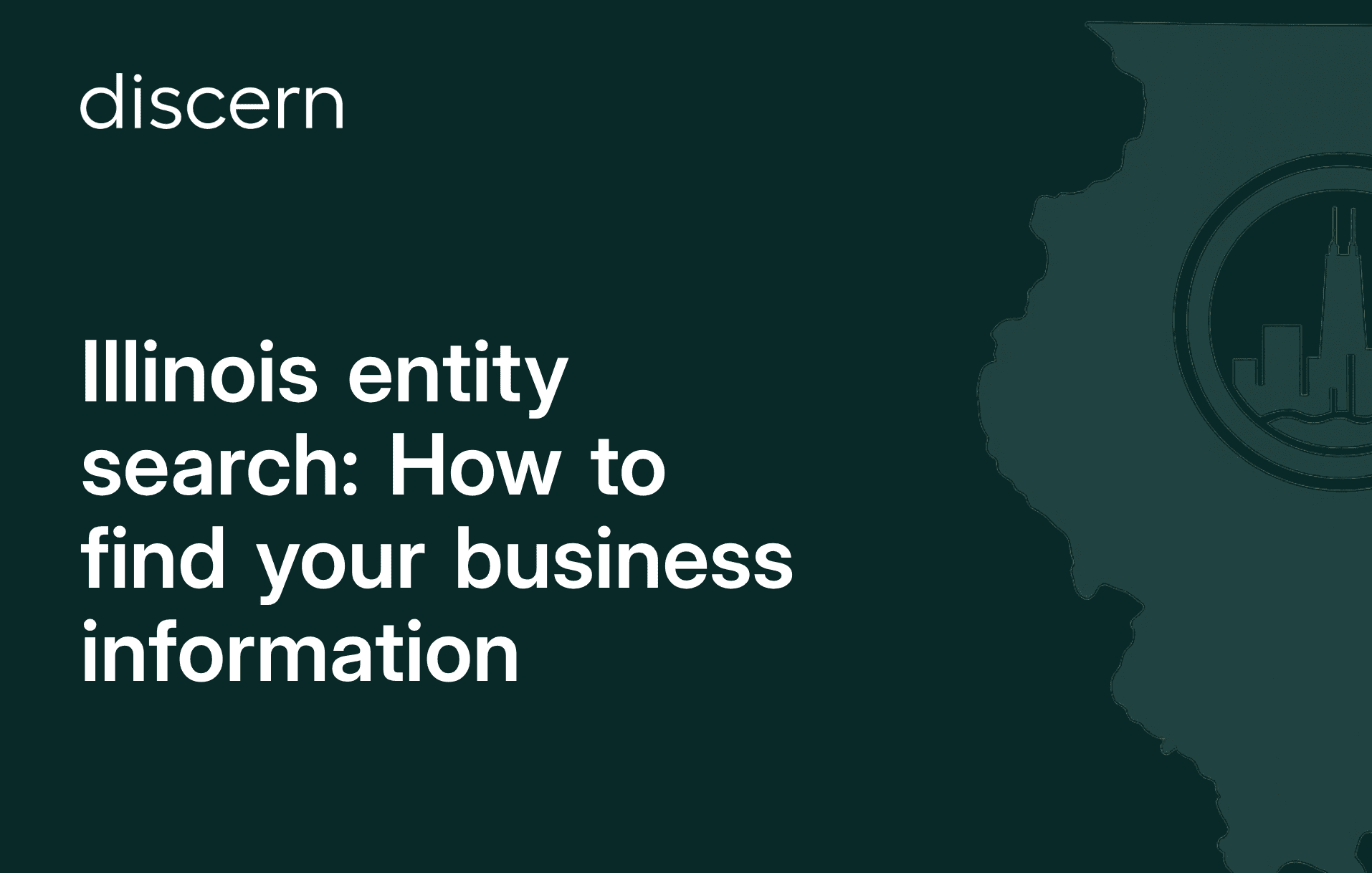 Illinois business entity search guide header