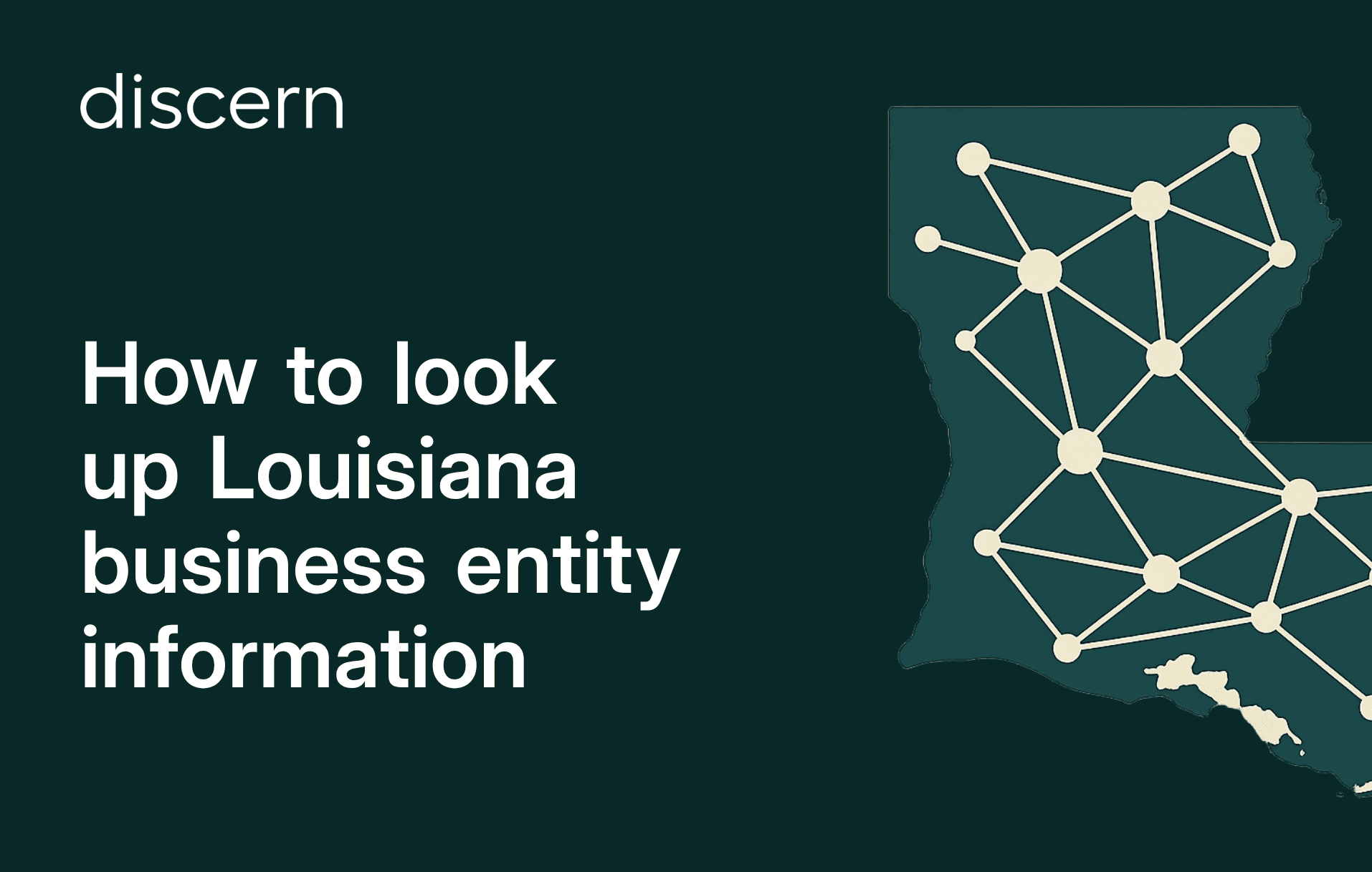 Louisiana business entity search guide header