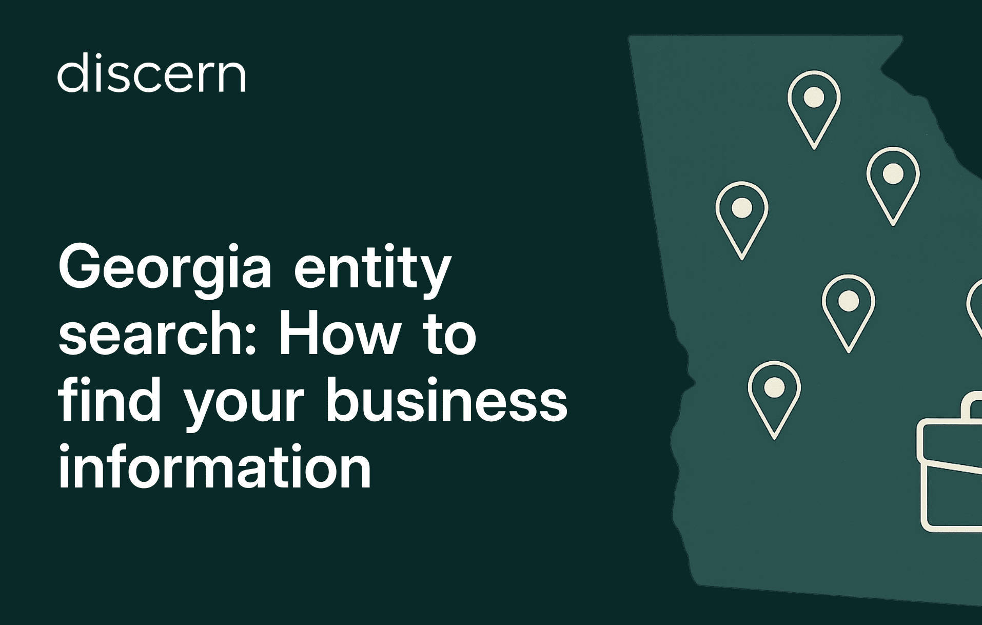 Georgia business entity search guide header