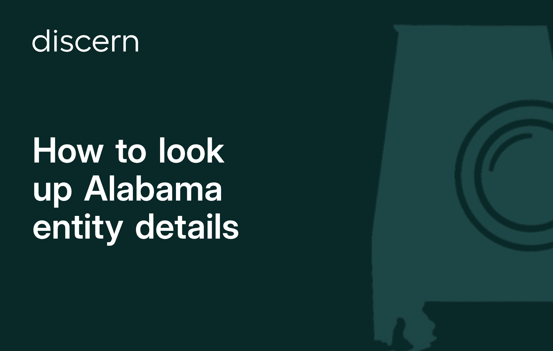Alabama business entity search guide header