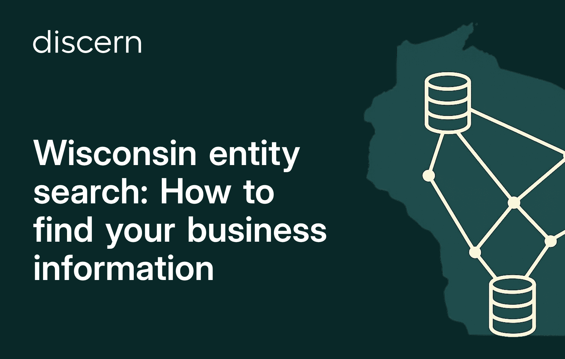 Wisconsin business entity search guide header