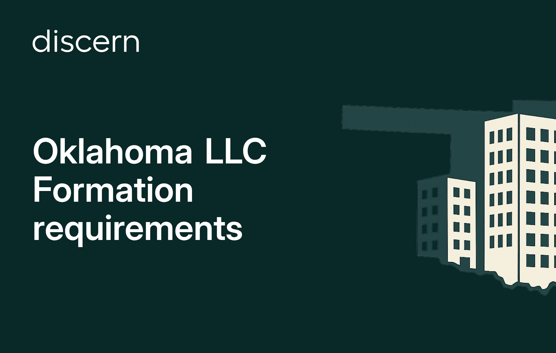 Oklahoma LLC formation requirements title slide