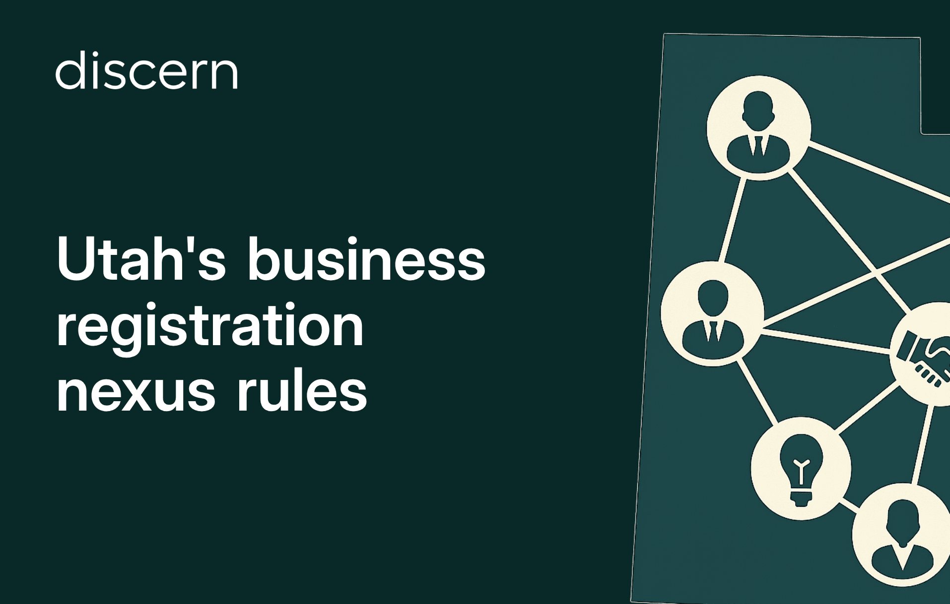 Utah business registration nexus rules title slide