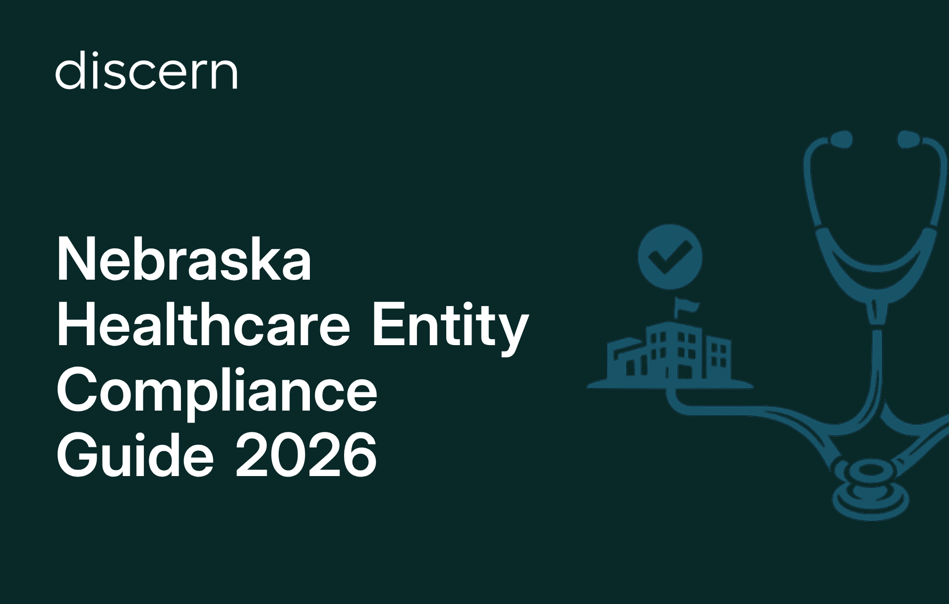 Nebraska healthcare entity compliance guide with medical icon