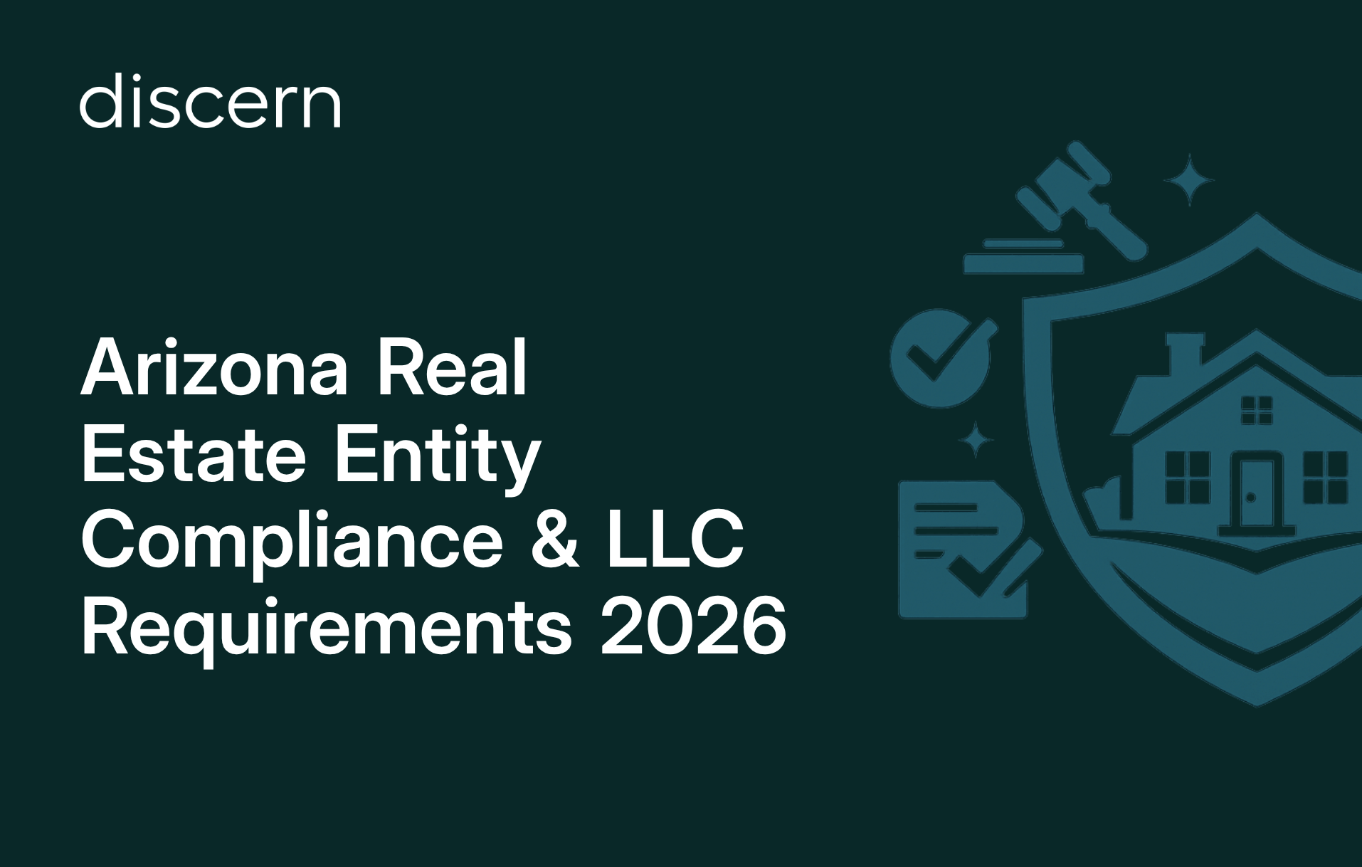 Arizona real estate LLC compliance 2026