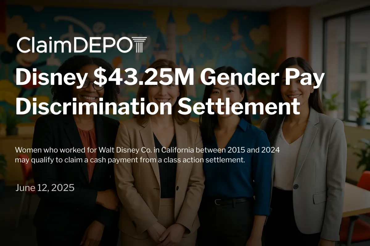 Disney $43.25M Gender Pay Discrimination Settlement