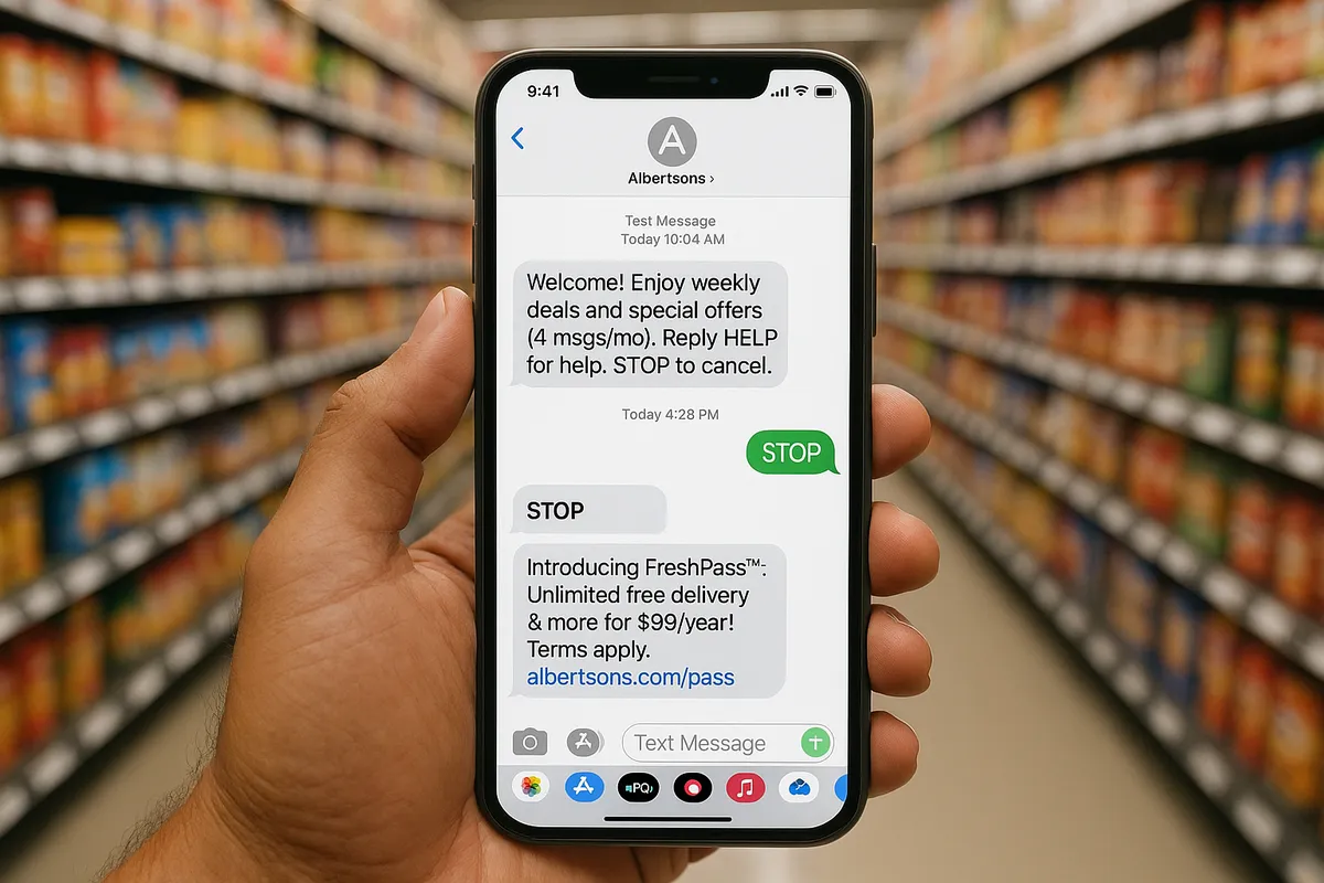 Albertsons Cos. $5.95M Unwanted Text Messages Settlement 