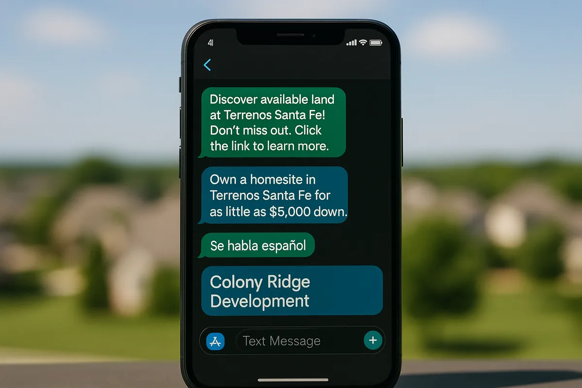 Colony Ridge $1.99M Unwanted Text Message Settlement