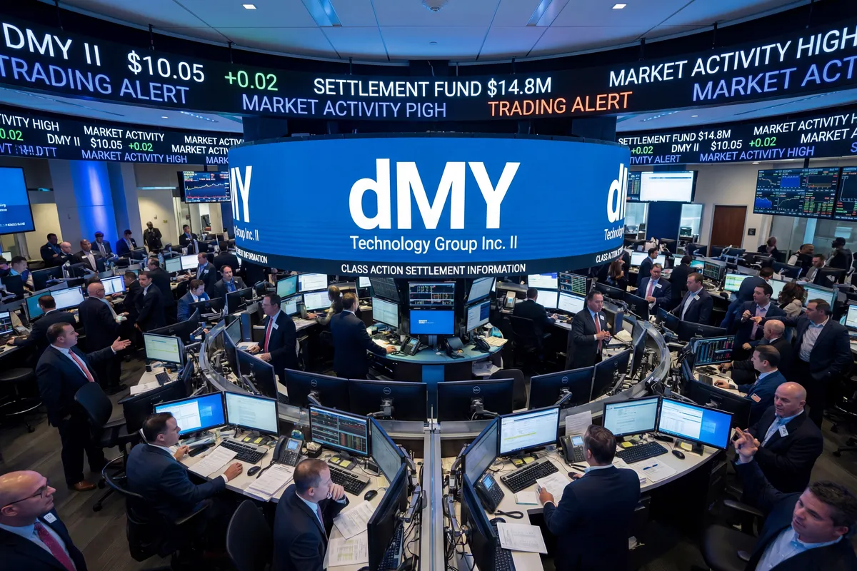 dMY II $14.8M Securities Class Action Settlement   
