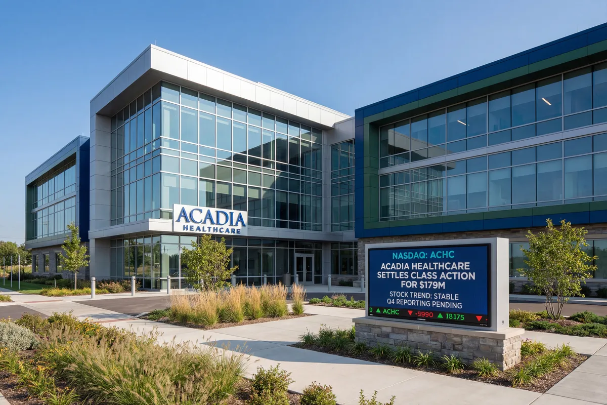 Acadia Healthcare $179M Securities Class Action Settlement