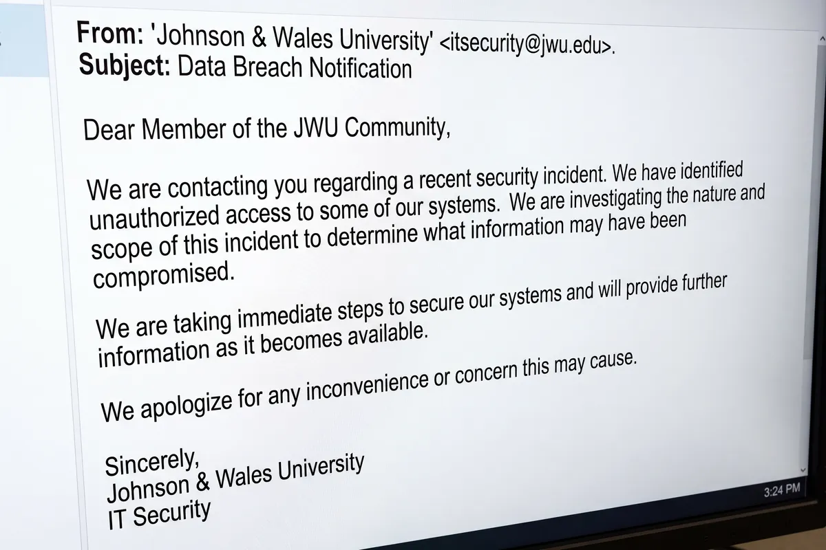 Johnson & Wales University $454,200 Data Breach Settlement