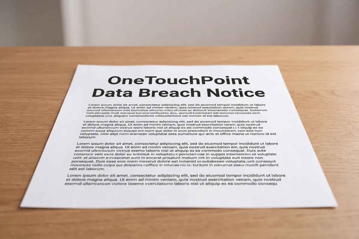 OneTouchPoint Data Breach Class Action Settlement