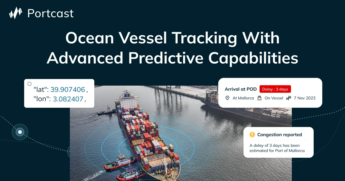 Ship Tracking API With Vessel Schedules, ETA and ETD Predictions