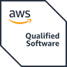 AWS Qualified Software badge with the AWS logo and text.