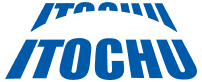 The word ITOCHU in bold blue uppercase letters with a stylized arch effect.