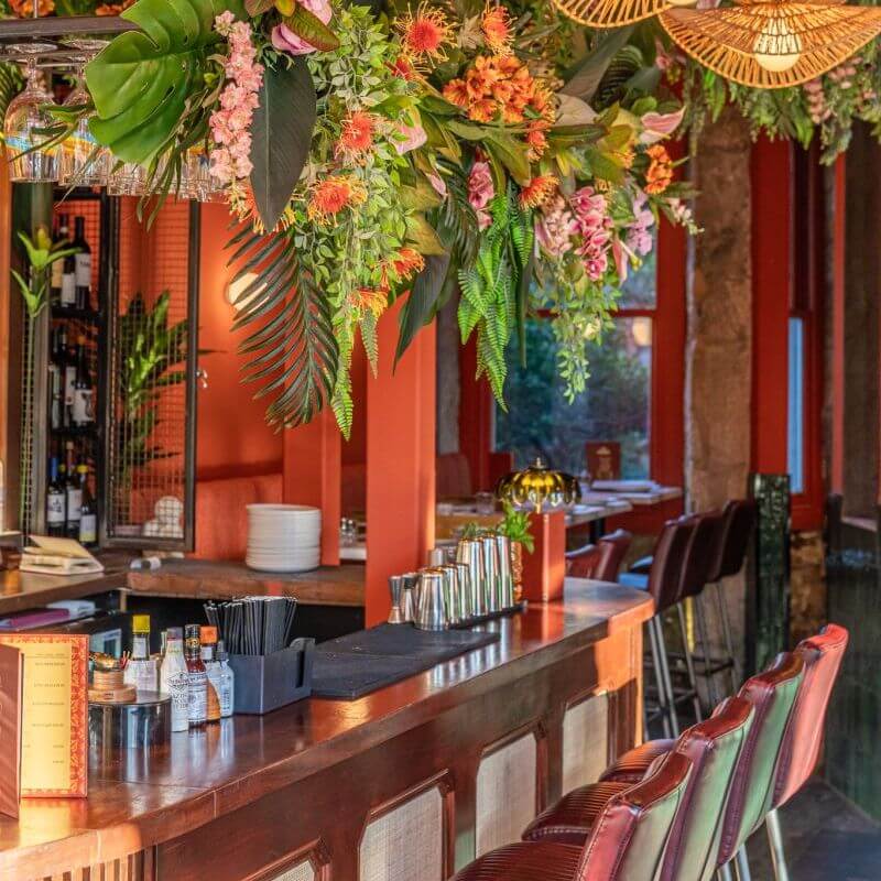 Creatives having lunch together