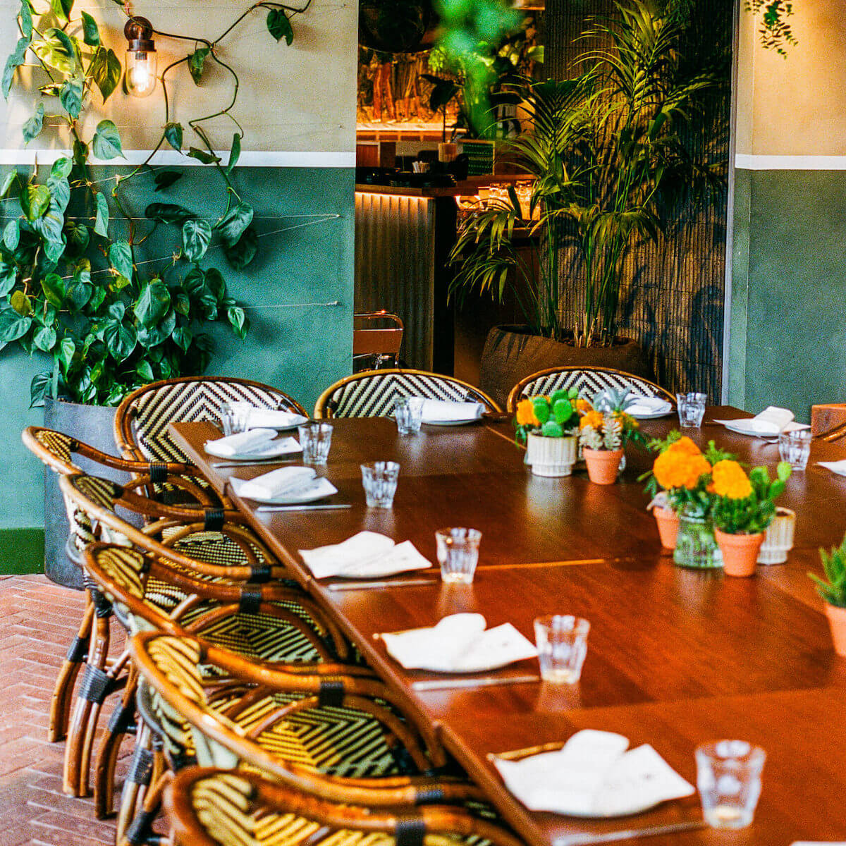 Creatives having lunch together