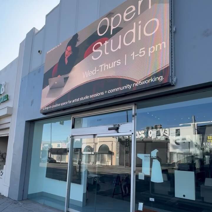 Creatives having lunch together